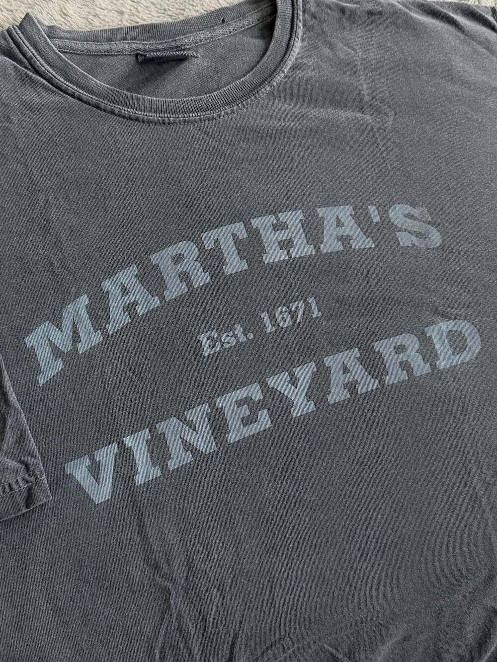 Martha's Vineyard Garment-Dyed Graphic T-Shirt